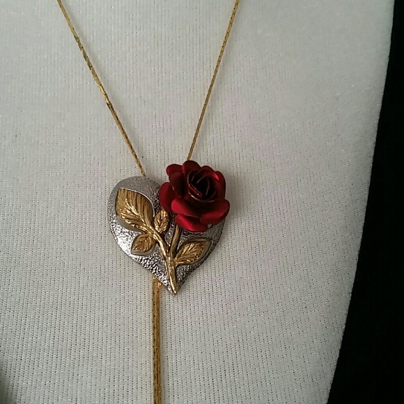 Jewelry - Unique Bolo Style Heart Necklace